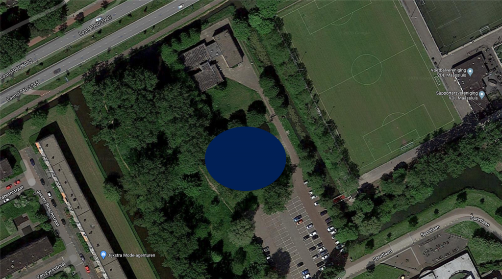 Verbeelding van locatie sportzaal